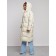 Coat insulated winter female, size 46, color light-beige