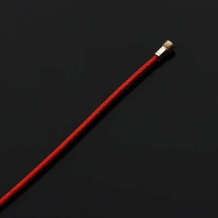 TORSO keychain, steel cable, 15 cm, red-4