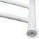 Water towel "Sanprise" Classic P6, 500x800 mm, side connector., White matte