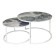 Tables Journal Loft DQ No. 2 Duae (set), D605 (475), H420 (320), f/n gray marble, m/c white 10