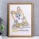 Photo frame plastic L-4 21x30 cm gold (plastic screen)