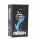 Medical nitrilic nitrilic, textured Benovy, size m, blue, 100 pairs