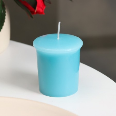 Aromatic candle "Turquose Sky", turquoise sky, 5x4.5 cm-2