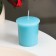 Aromatic candle "Turquose Sky", turquoise sky, 5x4.5 cm