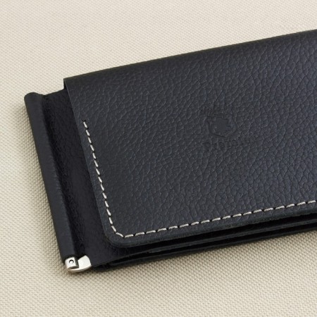 Z-907-25 purse with a clamp Z-907, black cascade matte-25-3