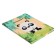 Diary Artificial leather 1-11 grade, 48 sheets, cage, hard cover, Schoolmix. Panda, rounded angles, block 70g/m²