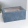 Casket to the leatherette for jewelry "Cabrine" blue 30.5x20x13.5 cm