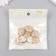 Button plastic for creativity "Flower Circle" 2.1x2.1x1.2 cm