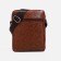 Male bag, brown color