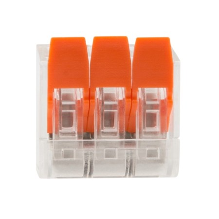 Universal compact terminal of QMS 221-413, 3-wire up to 4.0 mm² (20 pcs./Union) Rexant-3