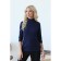 Women's turtleneck, size 42, blue color
