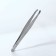 Pinzet "Premium" beveled, narrow, 9 cm, on the blist, silver color