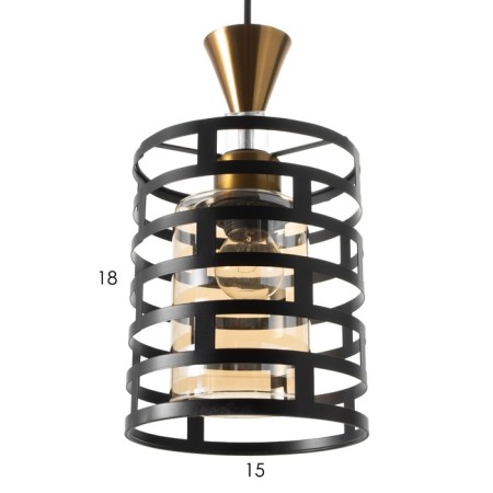 Lamp Bayerlux 2105/1bk E27 40W Black 12x12x100 cm-6