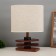 Table lamp "Carter" 1x40W E27 red walnut 12x25x33.5cm
