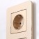 Frame W0022611, 2 Platinum sockets, champagne