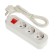 The extension cord UNIVERSAL S-303, 3 sockets, 2 m, PVS 3x1, 16 a, with salary, with the VKL/Off button