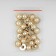 A button on the leg, with pearls, d = 15 mm, gold color