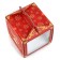 Confectionery box with a window, a chest, New Year's Post, 20 x 20 x 20 cm,