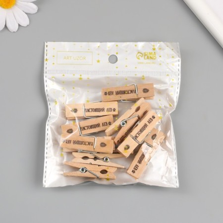 Decor for creativity Tree "clothespin - real lion" set 10 pcs-7