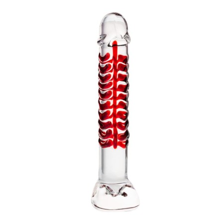 Unrealistic phallimitator Sexus Glass, Glass, Transparent, 16 cm-2
