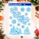 Stickers on the windows "New Year" snowflakes, deer, Santa Claus, 41 x 29 cm