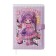 Gift notebook, A6+, 132 sheets, color block, with a curly knife, PVC cover, "anime", mix