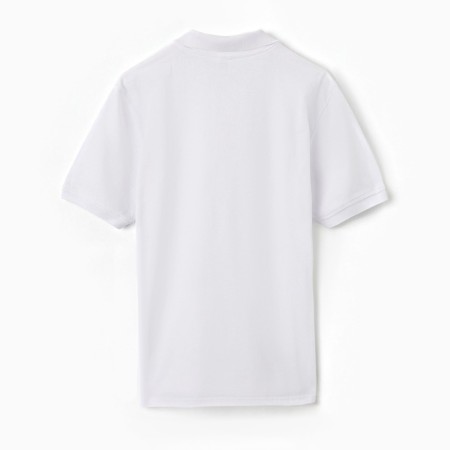 T -shirt male polo, white color, size 50-3