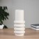 VAZA Ceramics Table "Xiomar" D-7CM, 25x9.5 cm, white