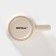 Coram of the ceramic share "Pastel. Cream-brown ", 360 ml, beige color