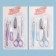 Manicure set, 5 items, on a blister, color mix