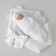 Set for discharge Winter Kinderlitto "Bear", 5 items, height 56-62 cm, white color