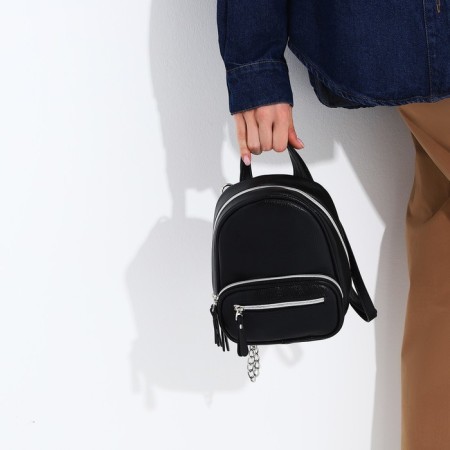 Bag Cross-Bodi Medvedkovo with a zipper, black color-10