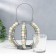 Summary metal, glass for 1 candle "Lantern. Boho" gray 19x15.5x13 cm