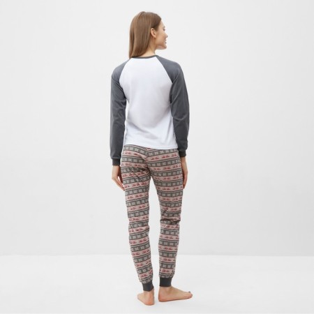 Homemade kit (longshit, trousers), gray color, size 50-2