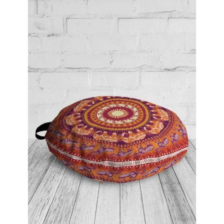 Siddle Pill "Elephant Mandala", Decorative, D = 52 cm-1