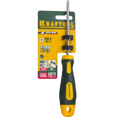 Slate Kraftool X-Drive, CRMO, two-component handle, PH2 x 100