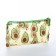 Cosmetic bag-penete on zipper, PVC, green color