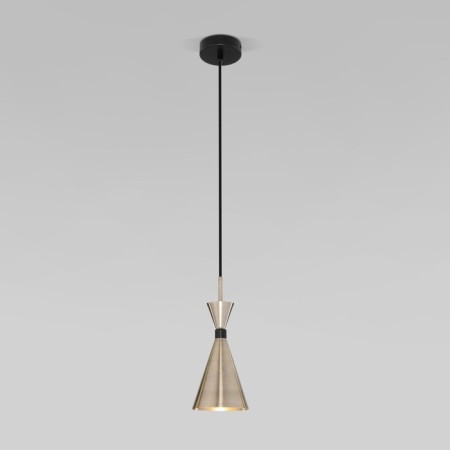 Suspended Bogate’s Glustin 316, E14, 1x60W, 120x120x1200 mm, Brass, Black