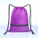 A bag for shoes on a lace, "ZFTS", a reflective strip, a lilac color