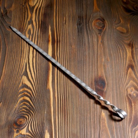 Shampoo with a handle, working length - 40 cm, width - 10 mm, thickness - 3 mm with a pattern-3