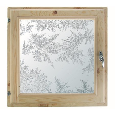 Window, 50 × 50cm, "frosty patterns", single -chamber double -glazed window