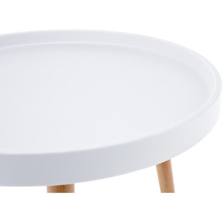 Coffee table HOF array of beech, natural 50x50x45 cm-3