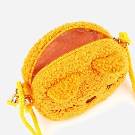 Bag's bag with lightning, long cord, yellow color-2