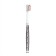 Adult toothbrush with a wide head and soft bristles, transparent, gray