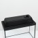 Aquarium "rectangular" with a lid, 10 liters, 32 x 15 x 21/26 cm, black