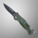 Folding knife "ganzo" with a clamp and built -in whistle, steel - 420s, 7.5 cm