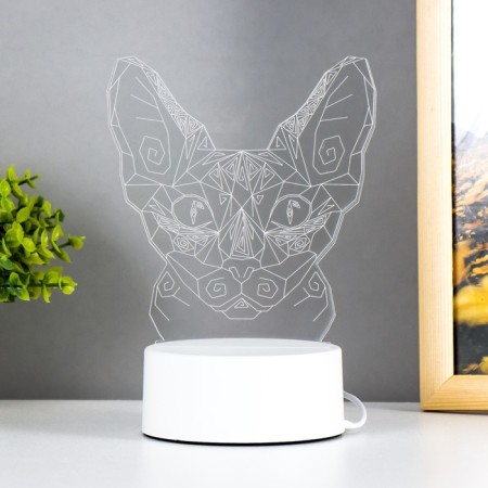 Sphinx lamp LED white 11x9.5x13 cm-2