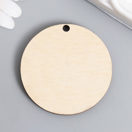 Tag "natural" round 4x4 cm-2