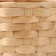 Wicker basket, D13 x h9.5/28cm, bamboo, natural
