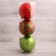 Set of balls plastic D-15 cm, 3 pcs "Palmyra strip" mix